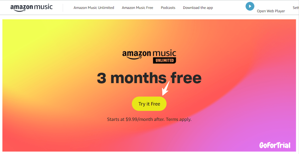 Amazon Music Free Trial