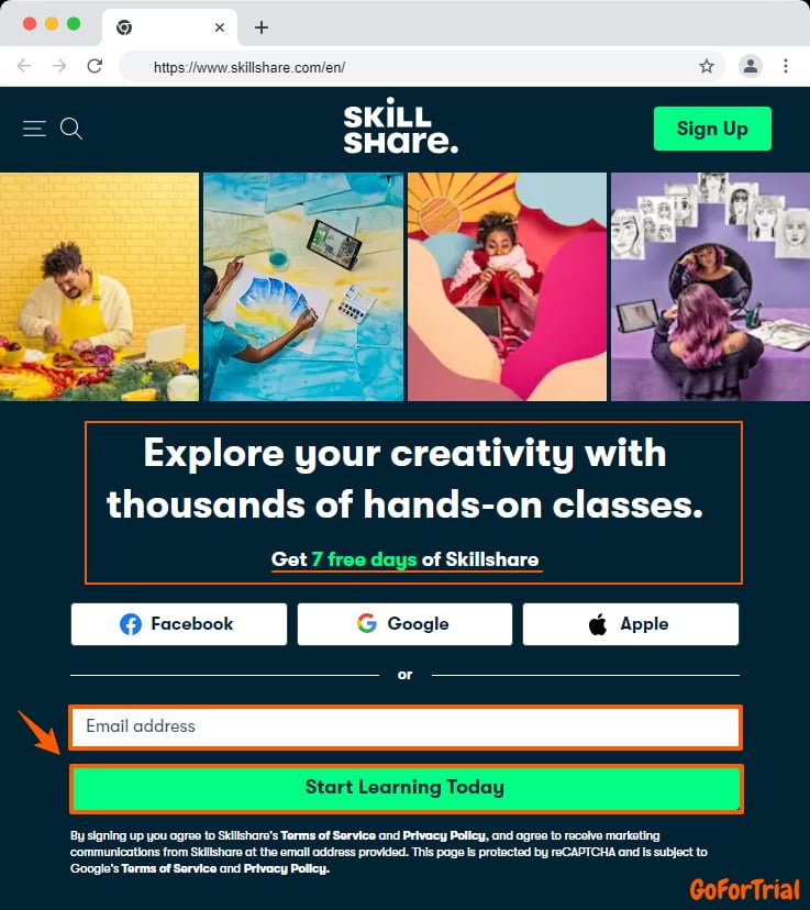 Skillshare Free Trial