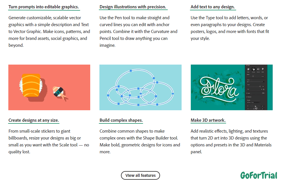 Adobe Illustrator Free Trial Features