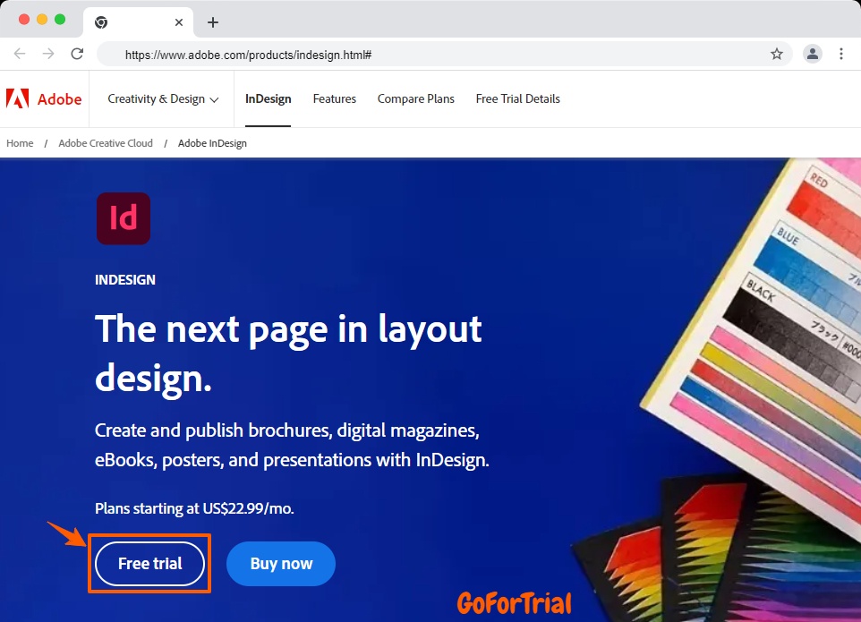 Adobe InDesign Free Trial