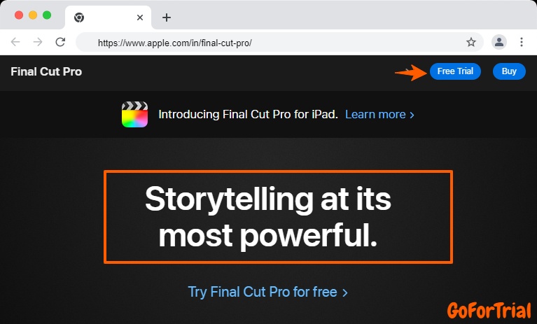 Final Cut Pro Free Trial