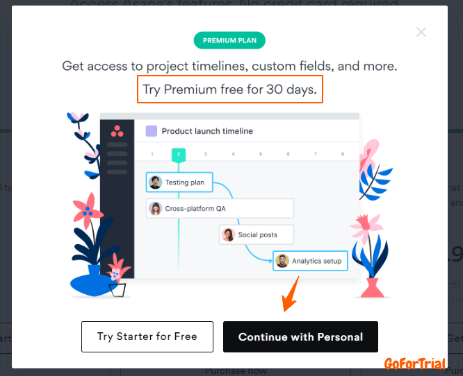 Asana Free Trial