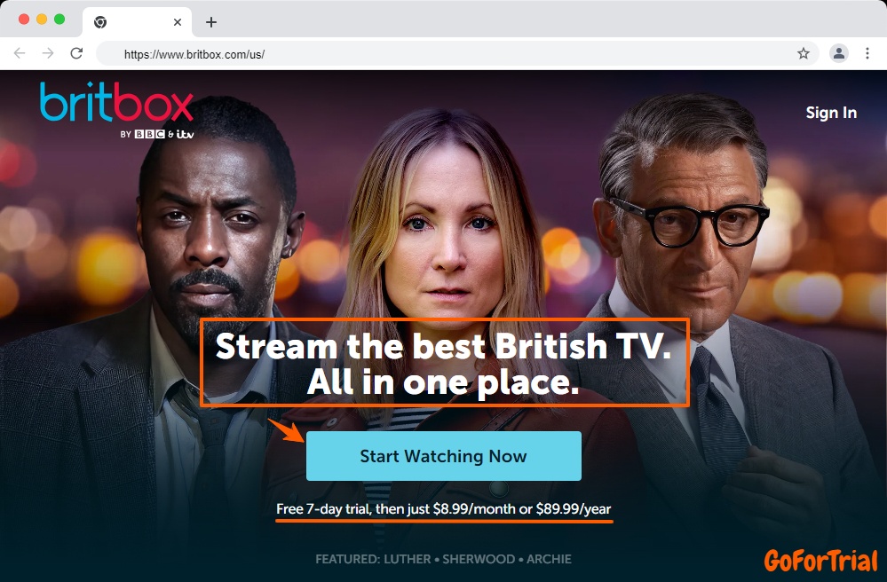 BritBox Free Trial 