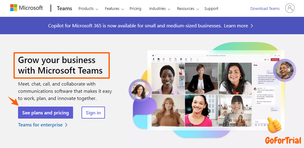 Microsoft Teams Free Trial