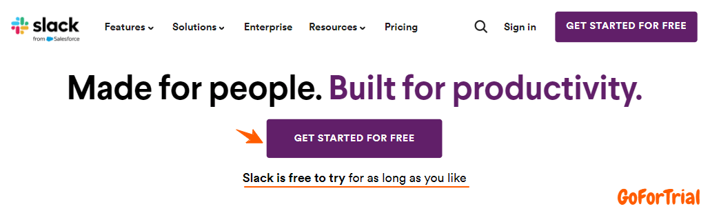 Slack Free Trial