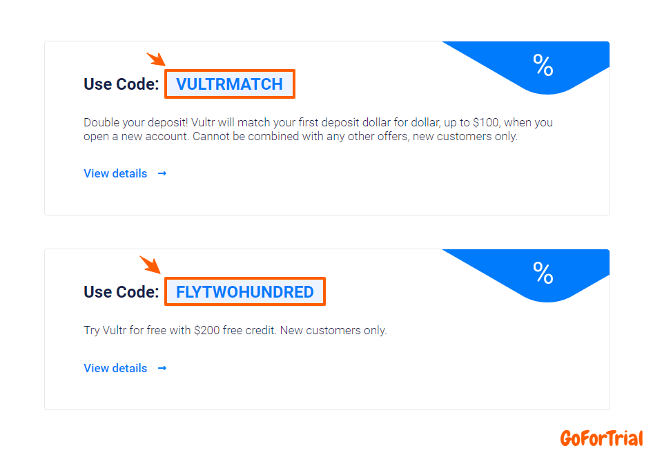 Vultr Free Trial