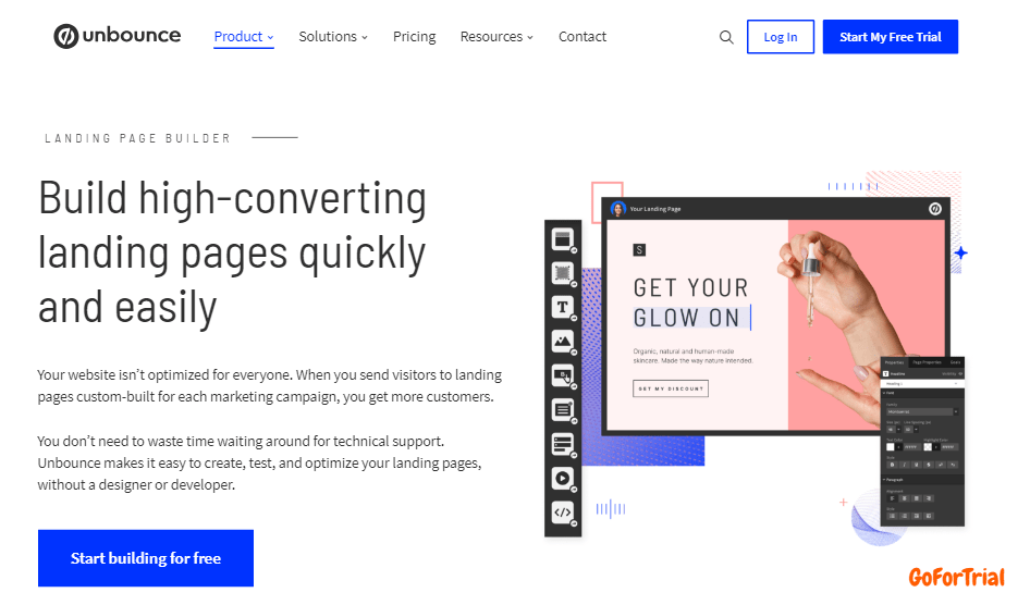 Unbounce Landing Page Builder