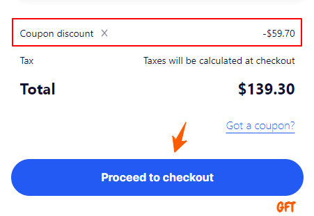 LearnDash Coupon Code Applied