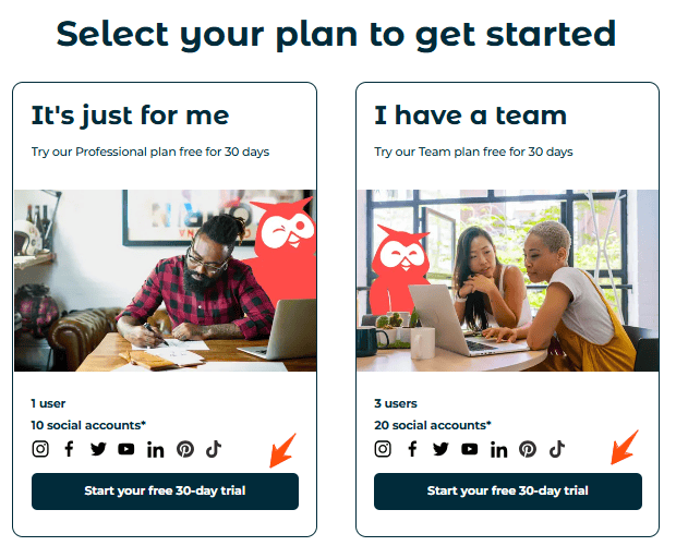 Hootsuite-Plans 