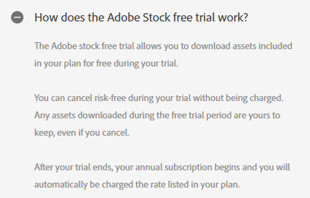 How Adobe Stock Trial Work