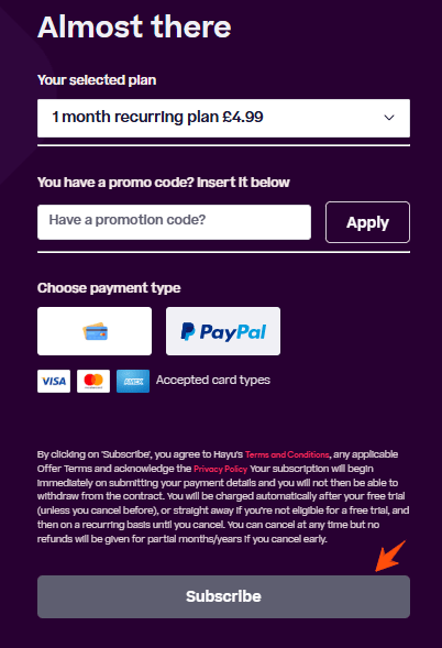 Hayu Free Trial: How to Get 7 Days of Reality TV for Free 7 Hayu-Payment-Methods