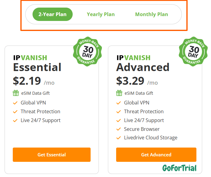 IPVanish Free Trial: Try VPN Risk-Free For Upto 30 Days 4 IPVanish Pricing Plans