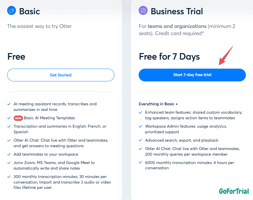 Otter AI Free Trial: Try Smart Meeting Notes for 7 Days 2 Otter ai Free Trial