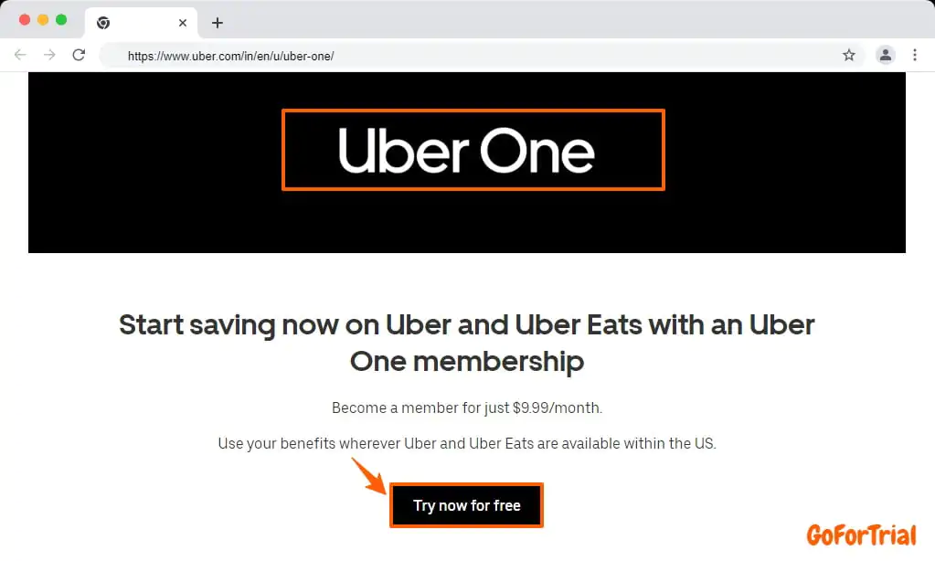 Food Delivery Service Free Trial, Start Your Trial Account for Free 1 Uber One Free Trial