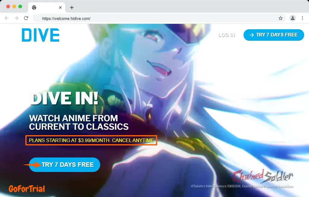 Hidive Free Trial, Start Your 30 Day Free Trial Account 2 Hidive Free Trial