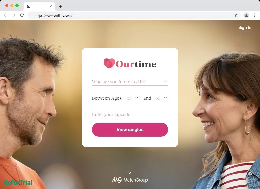 OurTime Free Trial: Access the OurTime Free Version & Premium Trial Options 2 OurTime Free Trial