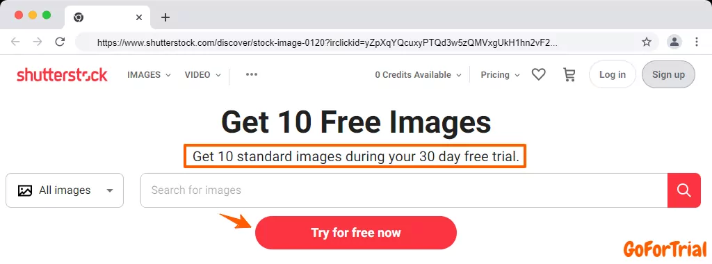 Shutterstock Free Trial