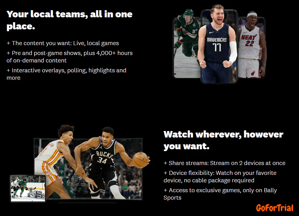 Bally Sports Free Trial: Start Your Trial Account For Free 3 Bally Sports Features