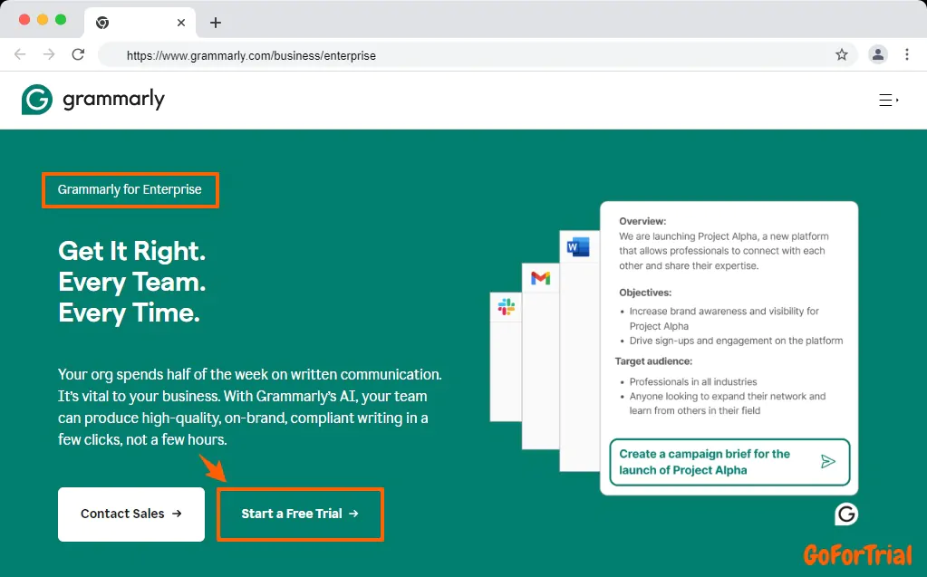 Grammarly Free Trial- Experience Premium Features for 7 Days at No Cost 3 Grammarly Free Trial
