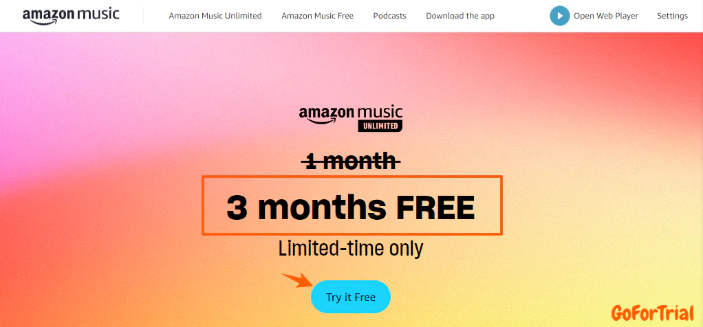 Amazon Music Free Trial: Start Your Trial Account for Free Now 2 Amazon Music Free Trial