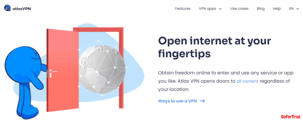 Atlas VPN Free Trial: Get Atlas VPN FREE and Premium Plan Trial for upto 30 Days 2 Atlas-VPN-Homepage