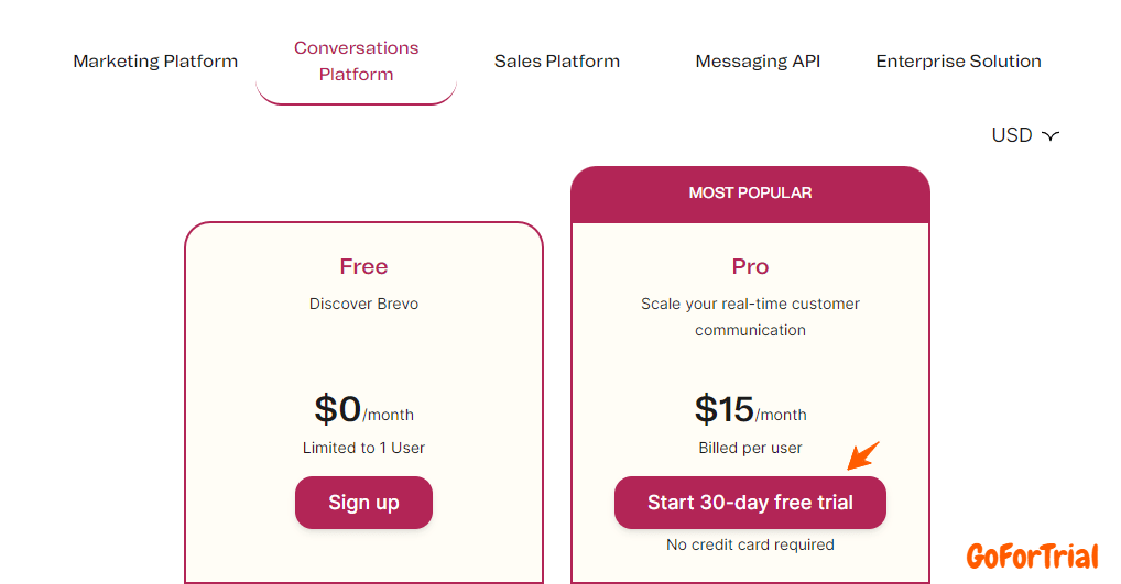 Brevo Free Trial: Explore All Features Risk-Free for 30 Days 2 Brevo Free Trial
