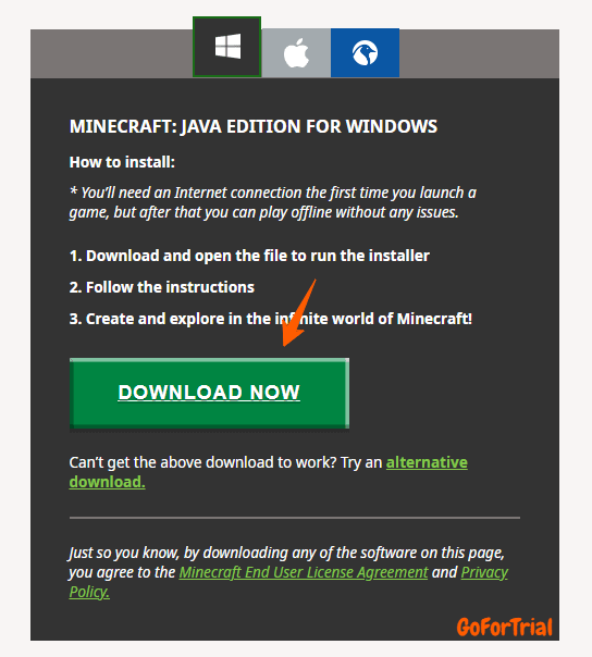 Minecraft Free Trial: Get Full Access to Your Trial Account Today! 3 Download Free Minecraft Page