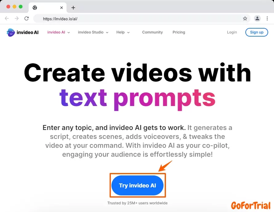 Invideo Free Trial, Start Your 7 Days Trial Account for Free 2 Invideo AI Free Trial