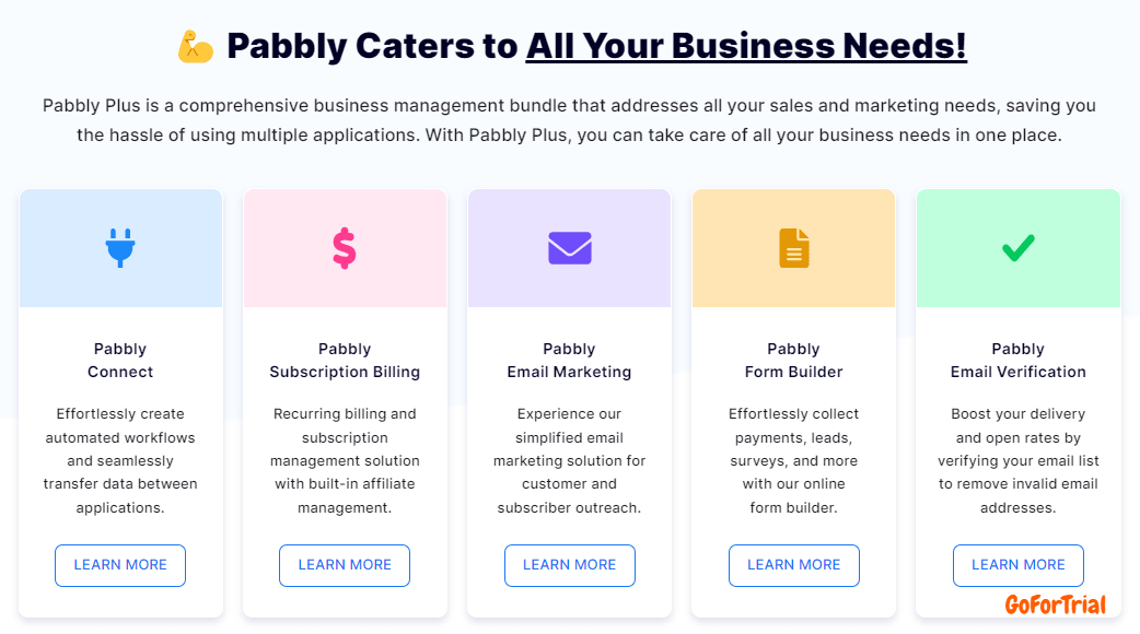 Pabbly Free Trial, Try Plus for 30 Days Risk-Free or Get Forever Free Plan 5 Pabbly Features