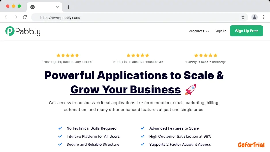 Pabbly Free Trial, Try Plus for 30 Days Risk-Free or Get Forever Free Plan 4 Pabbly Website Homepage
