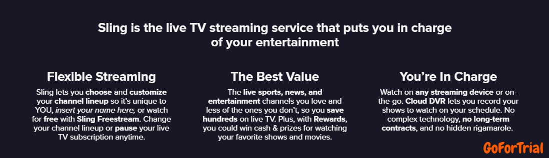 Sling TV Free Trial - Start Your Free Trial and Enjoy Premium Streaming 4 Sling TV Features