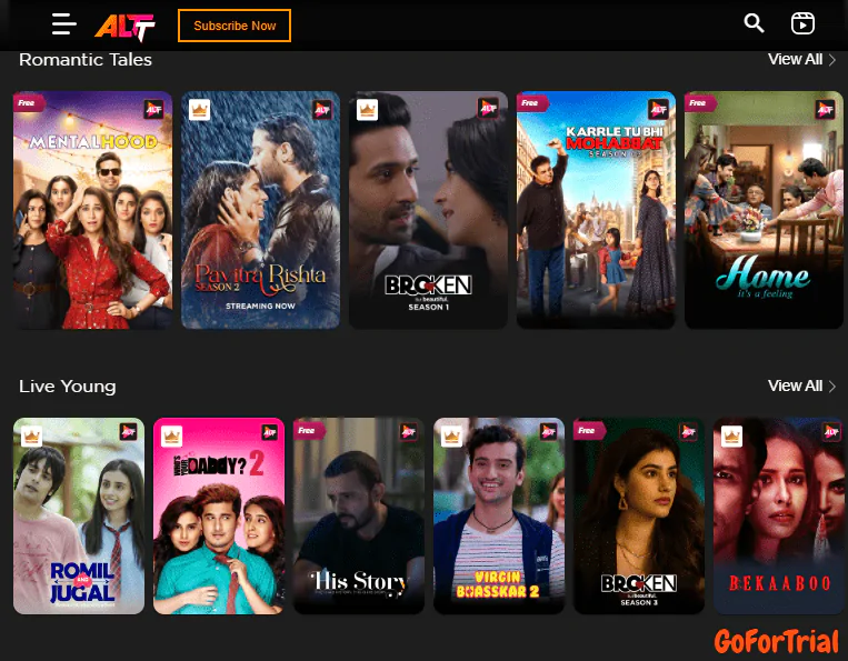 Alt Balaji Free Trial - Enjoy Free Access to Premium Shows and Movies 2 Alt Balaji Free Subscription