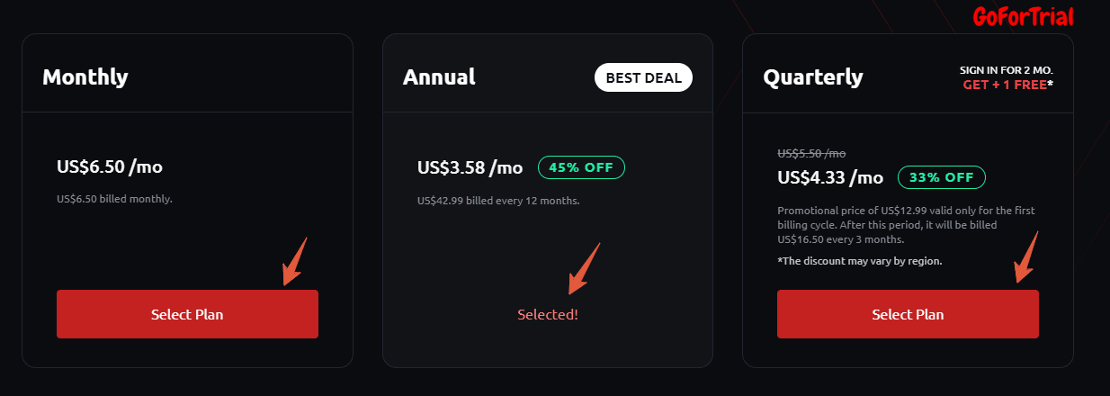 ExitLag Free Trial 2025 - Create a Free Account & Enjoy 3 Days For Free! 3 ExitLag Pricing Plan