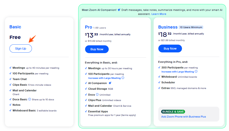 Zoom Free Trial: A Comprehensive Guide to Get the Trial Access Free 4 Zoom-Pricing-Plan