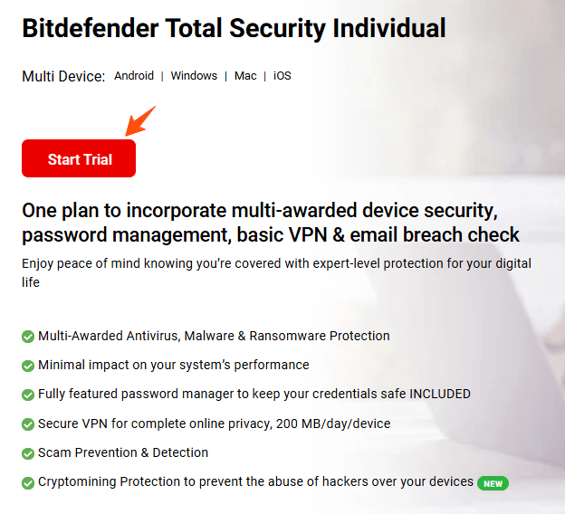 Bitdefender Free Trial: Download the Bitdefender Trial Version Free 3 Bitdefender-Security-Trial