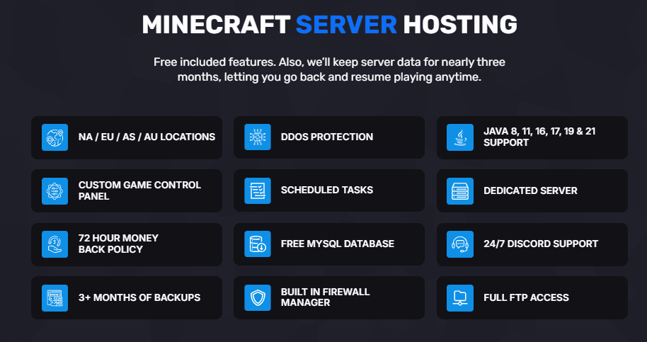 Top Free Minecraft Hosting Trials: Test Before You Commit 3 Minecraft-Server-GravelHost-Hosting
