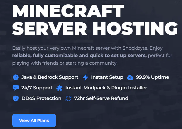 Top Free Minecraft Hosting Trials: Test Before You Commit 6 Minecraft-Server-Shockbyte-Hosting