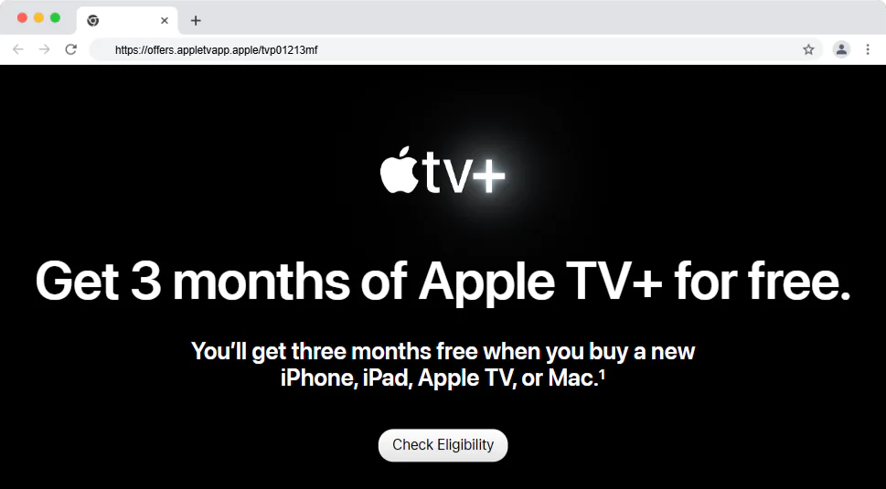 Apple TV+ Free Trial – Enjoy 3 Months of Premium Streaming for Free 3 Apple TV 3 Months Offer