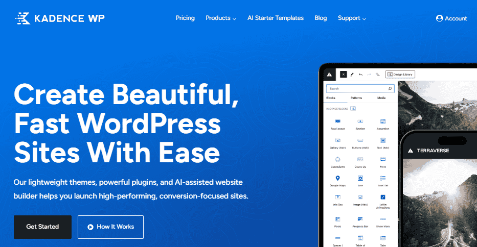 Kadence WP Coupon Code, Avail Speical 25% Discount and Save Upto $99 8 Kadence WP home page banner